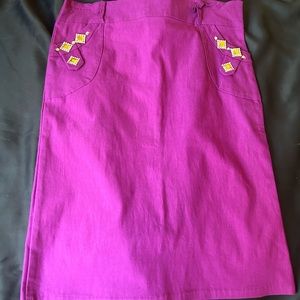 Large Vintage size 8 pencil skirt Pink